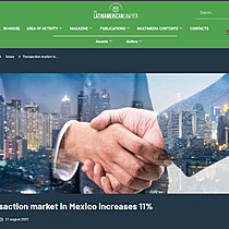 Transaction market in Mexico increases 11%